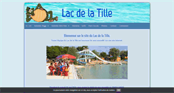 Desktop Screenshot of lacdelatille.net